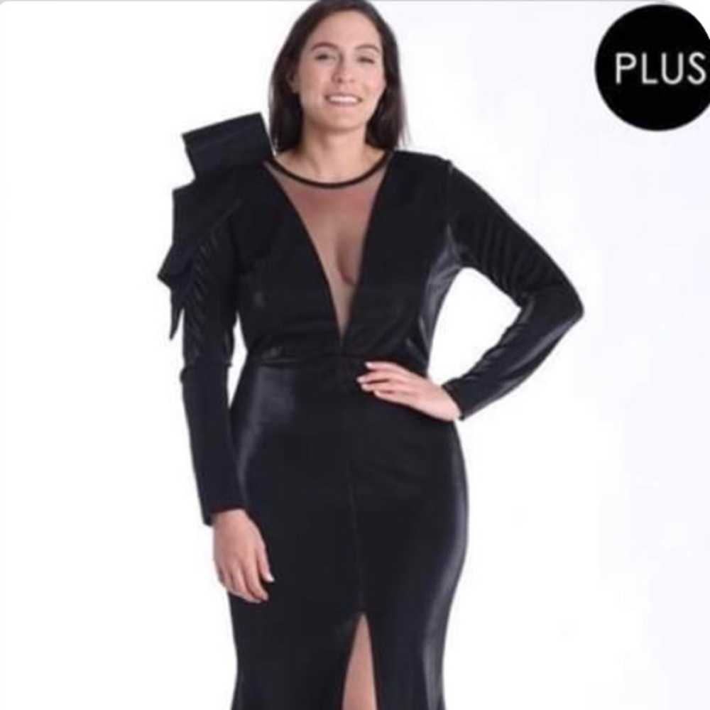 Plus size black dress ❤️🙏🏾🍂🍁